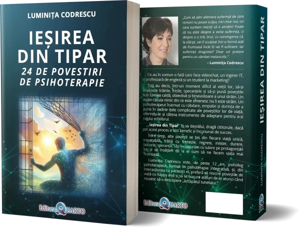 „Ieșirea din Tipar – 24 de Povestiri de Psihoterapie” | Luminița Codrescu